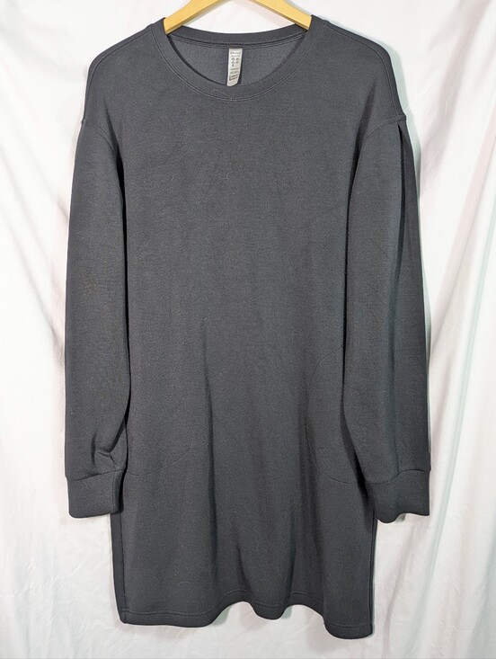 SPANX Dresses & Skirts - Spanx AirEssentials Black Crewneck Dress  Lightweight Cozy Comfy Soft Travel XL
